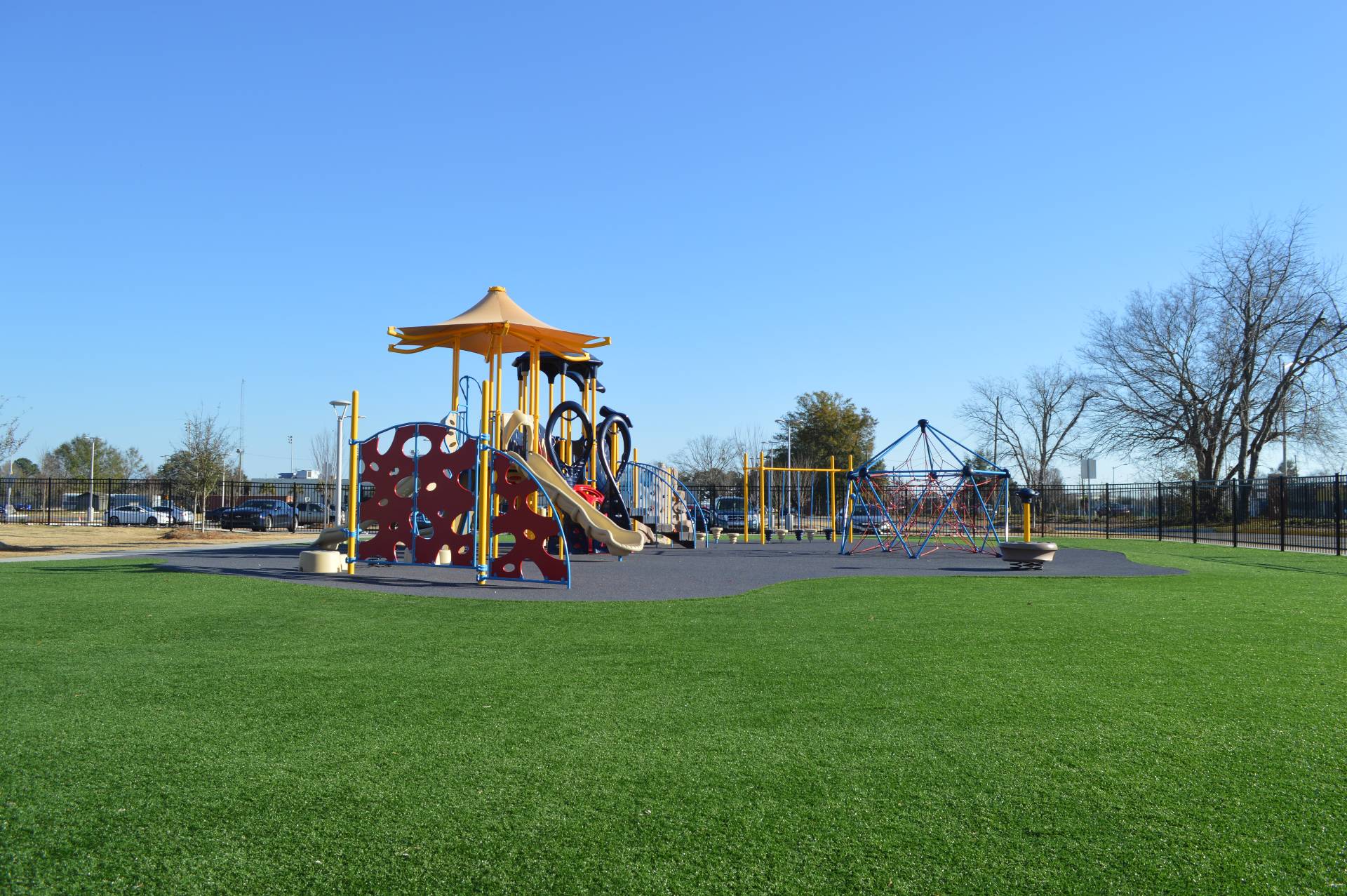 Naperville Artificial Playground Turf by Southwest Greens of Illinois