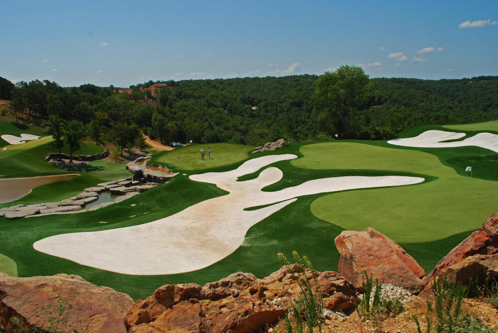 Naperville artificial putting green
