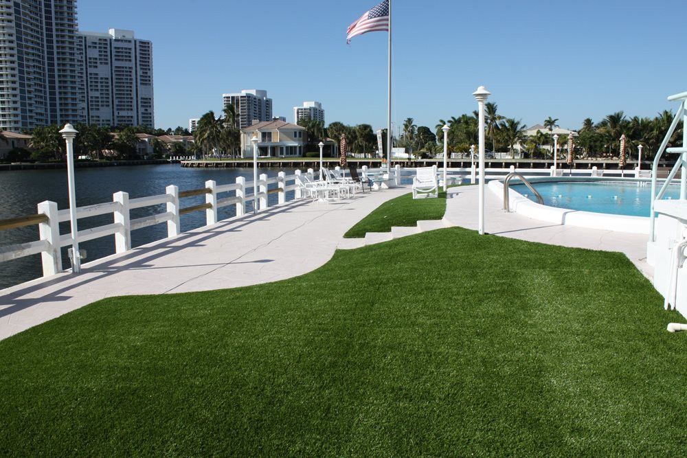 Naperville artificial grass landscaping