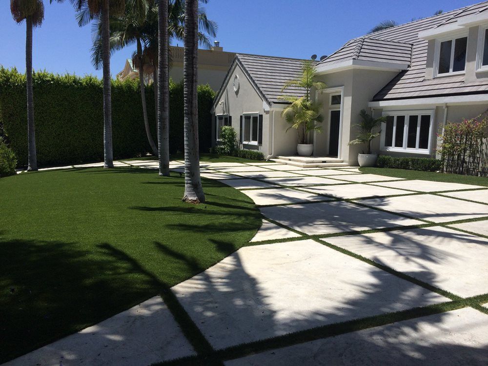 Naperville artificial grass landscaping